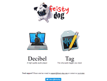 Tablet Screenshot of feisty-dog.com